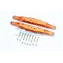 GPM Losi 1:10 Baja Rey / Rock Rey Upgrade Parts Aluminum Rear Lower Trailing Arms - 1Pr Set Orange