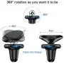 FLOVEME Magnetic Phone Car Mount Holder - Car Air Vent Magnet Cell Phone Holder for Car Strong N52 Magnetic Car Phone Mount with 4 Pcs Metal Plate Compatible with iPhone 12 Pro 11 Samsung Google LG