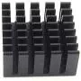 Gumps grocery 10PCS Radiating Fan 20x20x10mm Black Slot Routing CPU Cooling Fin Heat Sink