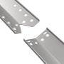 SHINESTAR Grill Replacement Parts for Nexgrill 720-0549, 720-0670C, 720-0718N, 15 1/16 inch Stainless Steel Heat Plates Flame Tamers