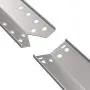 SHINESTAR Grill Replacement Parts for Nexgrill 720-0549, 720-0670C, 720-0718N, 15 1/16 inch Stainless Steel Heat Plates Flame Tamers