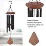 ASTARIN Wind Chime Outdoor, 28 Inches Medium Wind Chime with 6 Black Aluminum Metal Tubes, Soothing Melodic Tone Musical Wind Chime for Home, Party, Garden, Décor ASTARIN Wind Chime Outdoor, 28 Inches Medium Wind Chime with 6 Black Aluminum Metal Tubes, Soothing Melodic Tone Musical Wind Chime for Home, Party, Garden, Décor