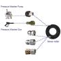 Tool Daily Sewer Jetter Kit for Pressure Washer, 100 FT Hose, 1/4 Inch NPT, Corner, Rotating and Button Nose Sewer Jetting Nozzle, 4400 PSI