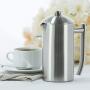 Frieling USA Double-Walled Stainless-Steel French Press Coffee Maker, Brushed, 17 Ounces