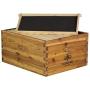 Hoover Hives 10 Frame Langstroth Beehive Dipped in 100% Beeswax Includes Wooden Frames & Waxed Foundations (2 Deep Boxes, 1 Medium Box)