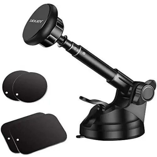 Magnetic Phone Car Mount, Jabuer Phone Holder for Car Dashboard and Windshield with 6 Strong Magnets and Metal Telescopic Arm, for iPhone Xs Max/XR/XS/X/8/7/6/6S, Galaxy S9/S8/S7/Note9/Note8 and More Magnetic Phone Car Mount, Jabuer Phone Holder for Car Dashboard and Windshield with 6 Strong Magnets and Metal Telescopic Arm, for iPhone Xs Max/XR/XS/X/8/7/6/6S, Galaxy S9/S8/S7/Note9/Note8 and More
