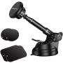 Magnetic Phone Car Mount, Jabuer Phone Holder for Car Dashboard and Windshield with 6 Strong Magnets and Metal Telescopic Arm, for iPhone Xs Max/XR/XS/X/8/7/6/6S, Galaxy S9/S8/S7/Note9/Note8 and More