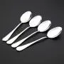 VANRA 4-Piece Children Spoons Stainless Steel Kids Dinner Spoons Child Silver Cutlery Set 5.6-inch (4 spoons) VANRA 4-Piece Children Spoons Stainless Steel Kids Dinner Spoons Child Silver Cutlery Set 5.6-inch (4 spoons)