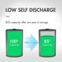 Tenergy TN136 4 Bay 9V Smart Charger with 8 Pieces 9V Tenergy Centura (Low Self Discharge) NiMH 200mah Rechargeable Batteries