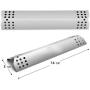 Gloryshine Heat Plates, Burners Replacement Parts for Master Forge 1010037, 1010048,Nexgrill 720-0783C/E Gas Grill Models