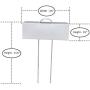 Large Metal Plant Label Garden Markers (11.5 Inch, 15 Pack)