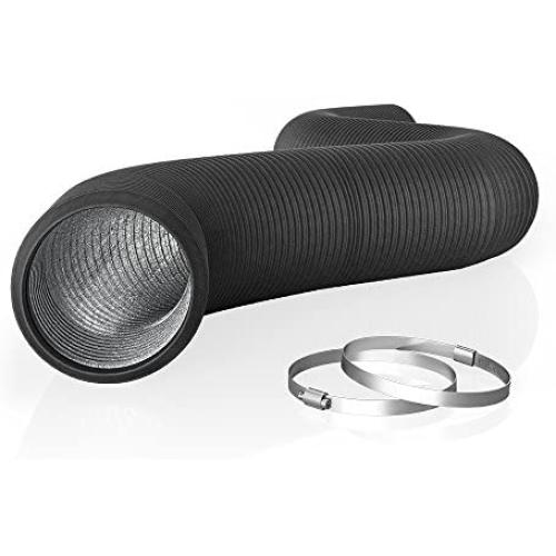 AC Infinity Flexible 6-Inch Aluminum Ducting, Heavy-Duty Four-Layer Protection, 25-Feet Long for Heating Cooling Ventilation and Exhaust