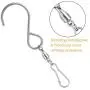 KUUQA Swivel Hooks Clips for Hanging Wind Spinners Wind Chimes Crystal Twisters Party Supply(6 Pack) KUUQA Swivel Hooks Clips for Hanging Wind Spinners Wind Chimes Crystal Twisters Party Supply(6 Pack)