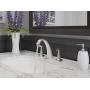 Bathroom Faucet by KOHLER, Bathroom Sink Faucet, Alteo Collection, 2 Handle Widespread Faucet with Metal Drain, Brushed Nickel, K-45102-4-BN
