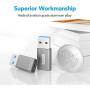 [10Gbps] USB C Female to USB Male Adapter (2-Pack), 3.1 USB A to USB C Adapter, XAOSUN One-Sided SuperSpeed Data Sync & 100W Fast Charging - Compatible with Laptop, PC, Charger, Power Bank, Quest Link