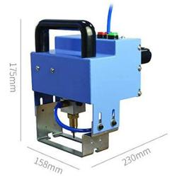 Pneumatic Dot Peen Marking Machine 110V Portable Pneumatic Metal Marking Lettering Machine Handheld Cutting Plotter for Metal Parts VIN Code Number