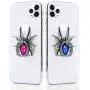 ETRY Christmas Phone Ring Stand Finger Holder, Spider Luxury Diamond, 360 Rotation Metal Ring Grip Animal Emo Hardcore Style - Compatible with All Smartphones and Tables