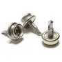 Boat Canvas Snaps 3/8'' Inch Diameter, 8 x 1/2'' Stainless Steel Screw (20pc), by Bolt Dropper.