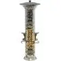 More Birds Bird Feeder with 2 lb Bird Seed Capacity, Harmony Songbird Feeder with Six Feeding Ports