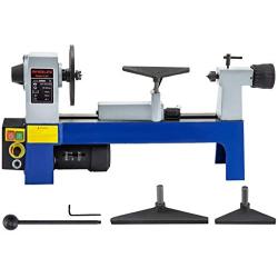 Mophorn Wood Lathe 8” x 12”,Benchtop Wood Lathe Variable Speed 500-3200RPM,Mini Wood Lathe for Wood Processing