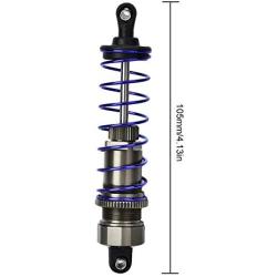 RC Car Shock Absorber, 1 Pair Metal Shock Absorber Damper for 1/10 RC Car Spare Parts Accessory(105mm)