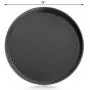 New Star Foodservice 25033 Restaurant Grade Non-Slip Tray, Plastic, Rubber Lined, Round, 14'' Inch, Black New Star Foodservice 25033 Restaurant Grade Non-Slip Tray, Plastic, Rubber Lined, Round, 14'' Inch, Black