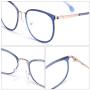 ZENOTTIC Blue Light Blocking Computer Glasses Anti Eye Strain Anti Glare Lens Lightweight Frame Eyeglasses for Women