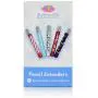 Pencil Extenders Set of 5 Pencil Lengthener for Color Pencils - Perfect gift for artist with Christmas Design Pencil Extenders Set of 5 Pencil Lengthener for Color Pencils - Perfect gift for artist with Christmas Design
