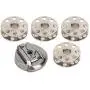 HEEPDD 5 Pcs Bobbins, Metal Sewing Machine Bobbins Embroidery Machine Accessories for Singer 221 222 301 HEEPDD 5 Pcs Bobbins, Metal Sewing Machine Bobbins Embroidery Machine Accessories for Singer 221 222 301