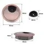 Bestgle 4 Pack Desk Grommet Kit Zinc Alloy Computer Desktop Grommets Wire Organizers Table Cable Cord Round Hole Cover for Home and Office, Fits 2-Inch Hole (Red Bronze) Bestgle 4 Pack Desk Grommet Kit Zinc Alloy Computer Desktop Grommets Wire Organizers Table Cable Cord Round Hole Cover for Home and Office, Fits 2-Inch Hole (Red Bronze)