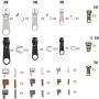 Everything You Need in One Pack Zipper Repair Kit Zipper Replacement Pack Zipper Fix Instant with Zipper Install Pliers Tool by Mocossmy