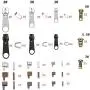 Everything You Need in One Pack Zipper Repair Kit Zipper Replacement Pack Zipper Fix Instant with Zipper Install Pliers Tool by Mocossmy