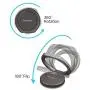 Spigen Style Ring 360 Cell Phone Ring/Phone Grip/Stand/Holder for All Phones and Tablets Compatible with Magnetic Car Mount - Gun Metal Spigen Style Ring 360 Cell Phone Ring/Phone Grip/Stand/Holder for All Phones and Tablets Compatible with Magnetic Car Mount - Gun Metal