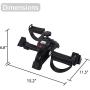 Vaunn Medical Folding Pedal Exerciser with Electronic Display for Legs and Arms Workout (Fully Assembled Exercise Peddler, no Tools Required)
