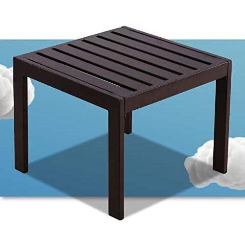 Serta Catalina Modern Outdoor Patio Furniture Collection with Bronze Metal Frame Finish, Side Table