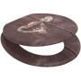 Sanilo Round Toilet Seat, Wide Choice of Slow Close Toilet Seats, Molded Wood, Strong Hinges (Lock)