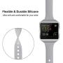 Acrbiutu Bands Compatible with Fitbit Blaze, Slim Thin Narrow Replacement Silicone Sport Accessory Strap Wristband with Metal Frame for Fitbit Blaze Smart Fitness Watch Women Men