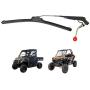 Kemimoto UTV Windshield Wiper Kit Hand Operated Manual Windshield Wiper for Hard Coated Or Glass Windshields Compatible with RZR Ranger General Maverick X3 Commander Defender Pro