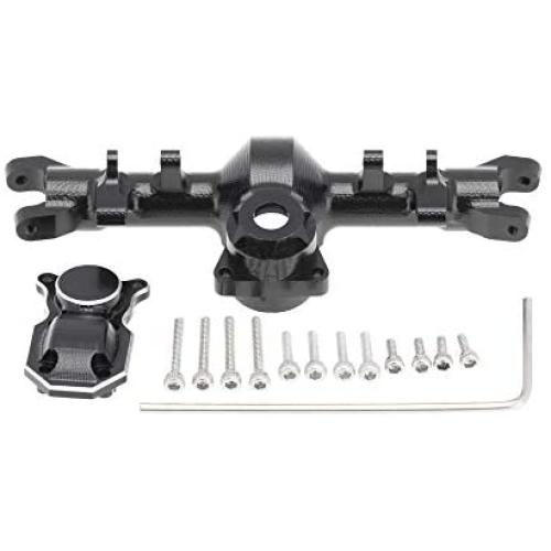 Facibom for 1/24 RC Crawler Axial SCX24 90081 AXI00002 Parts Metal Front & Rear Axle Diff Cover Upgrade Accessories,Front