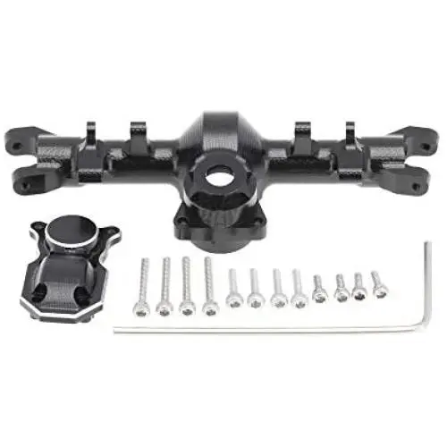 Facibom for 1/24 RC Crawler Axial SCX24 90081 AXI00002 Parts Metal Front & Rear Axle Diff Cover Upgrade Accessories,Front