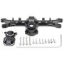 Facibom for 1/24 RC Crawler Axial SCX24 90081 AXI00002 Parts Metal Front & Rear Axle Diff Cover Upgrade Accessories,Front