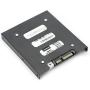 Pasow 2 Pack 2.5'' to 3.5'' SSD HDD Hard Disk Drive Bays Holder Metal Mounting Bracket Adapter for PC (Bracket)