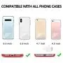 Phone Tether Tab, COCASES 2 Pack Update Phone Lasso Patch with Replacement Part for Smartphone Lanyard Safety Tethe（Transparent）