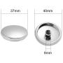 XCSOURCE 3pcs Bathroom Basin Sink Push Button Drain Stopper 37mm Brass Polished Chrome Pop Up Click Clack Plug for Bath Vanity Sink HS893