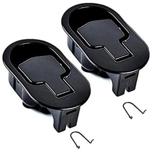 2pcs Metal Recliner Handles Replacement Parts for Chair Sofa Couch Release 6mm Black