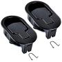 2pcs Metal Recliner Handles Replacement Parts for Chair Sofa Couch Release 6mm Black