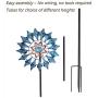 SteadyDoggie Wind Spinner Emerald 61in Single Blade Easy Spinning Kinetic Wind Spinner for Outside – Vertical Metal Sculpture Stake Construction for Outdoor Yard Lawn & Garden