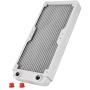 Richer-R Aluminum Radiator,White Heatsink Cooler Cooling Kit,Heat Sink Computer Water Cooling Liquid Heat Exchanger(240mm)