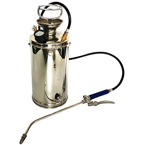 FLYTOP Yard fogger Weed Killer Spray Bottle Backpack Garden Sprayer Stainless Steel for Extended Life and Durability (1.5Gallon)