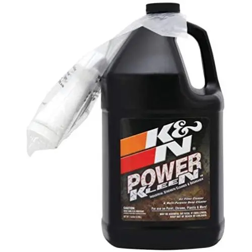 K&N Air Filter Cleaner and Degreaser: Power Kleen; 1 Gallon; Restore Engine Air Filter Performance, 99-0635
